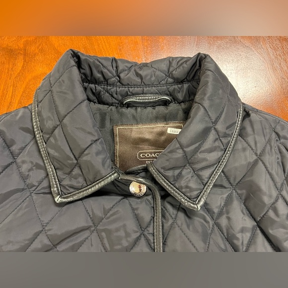 Coach Black Quilted Puffer Jacket - Picture 10 of 11